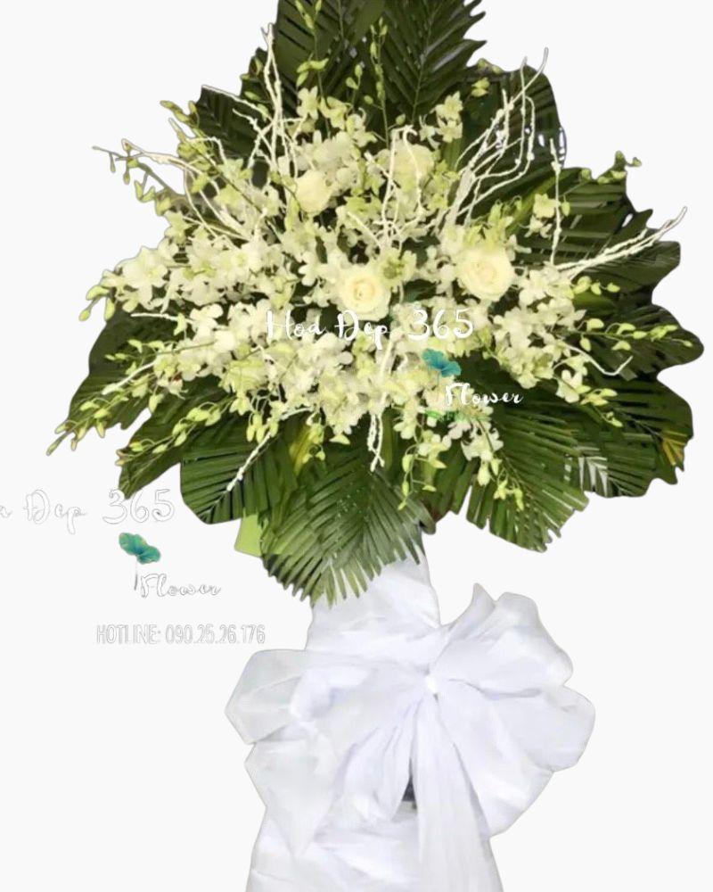  Vòng Hoa Đám Tang Chia Buồn - HTL133 - Hoa Tang Lễ 