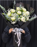  Bó Hoa Sen Xanh  - HBD314 