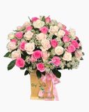  Xinh Tươi - HCH69 - Hoa Hồng 20/10 - Hoa Hồng Pastel, Hoa Hồng Sen và Hoa Ami 