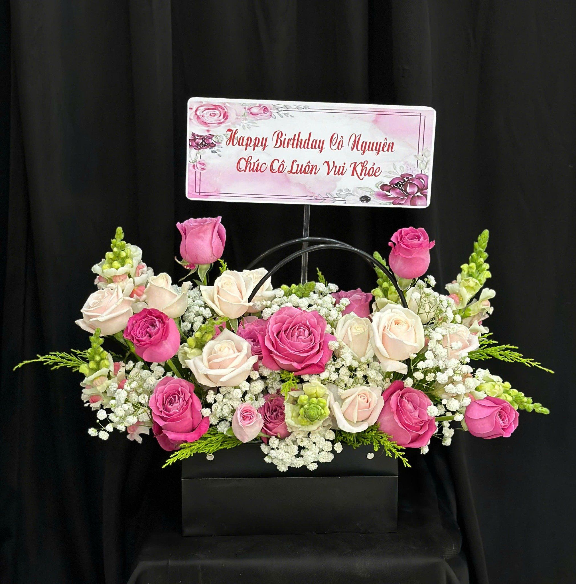  Hoa Giỏ Khúc Ca Yêu Thương - Hoa 20/10 - HG78 