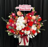  Hộp Hoa Sắc Đỏ Vinh Quang - Hoa 20/10 - HH60 