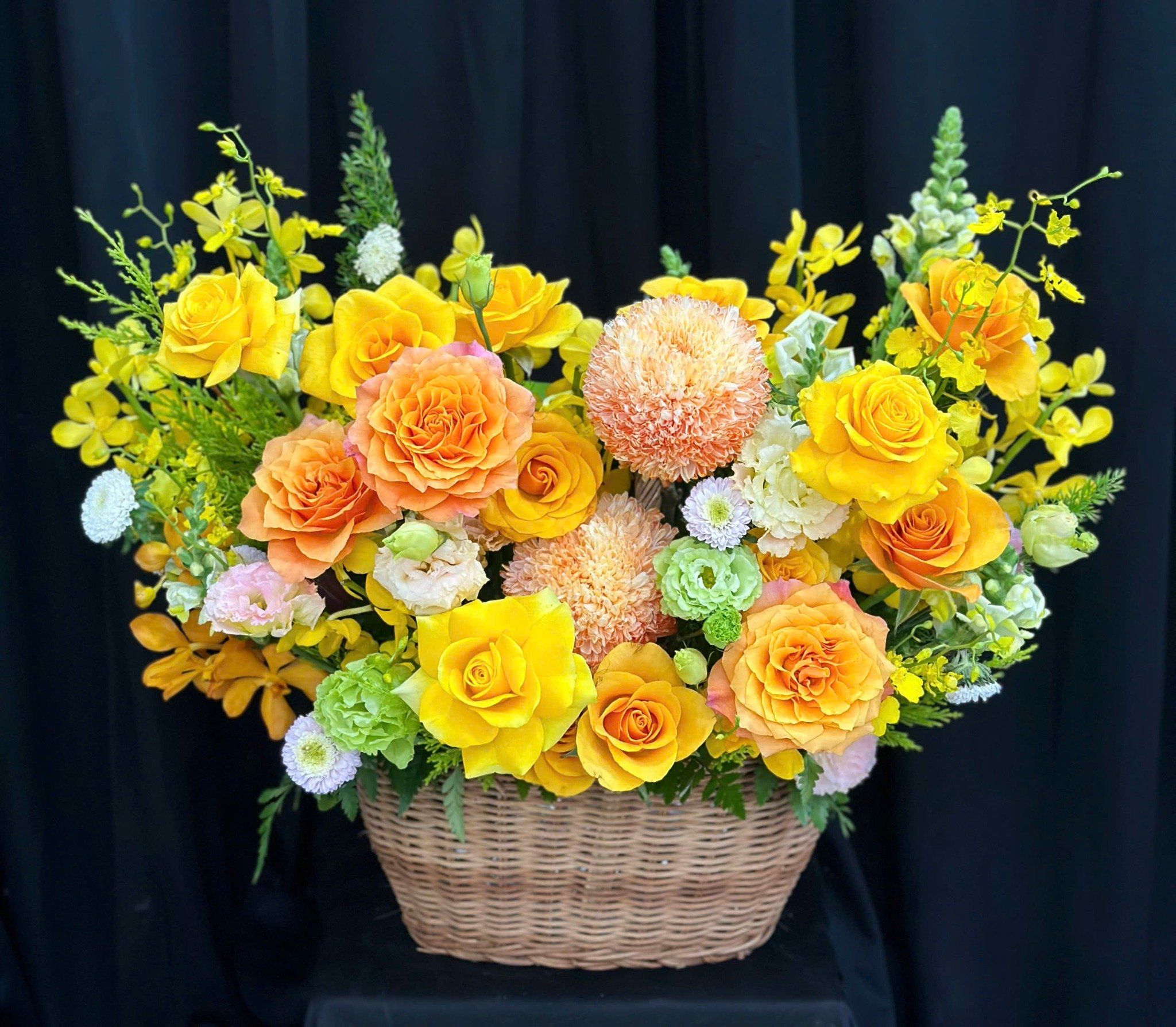  Hoa Giỏ Nắng Xuân May Mắn - Hoa 20/10 - HG76 