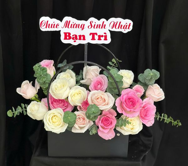Hoa Giỏ Lời Thương Mến - Hoa 20/10- HG64