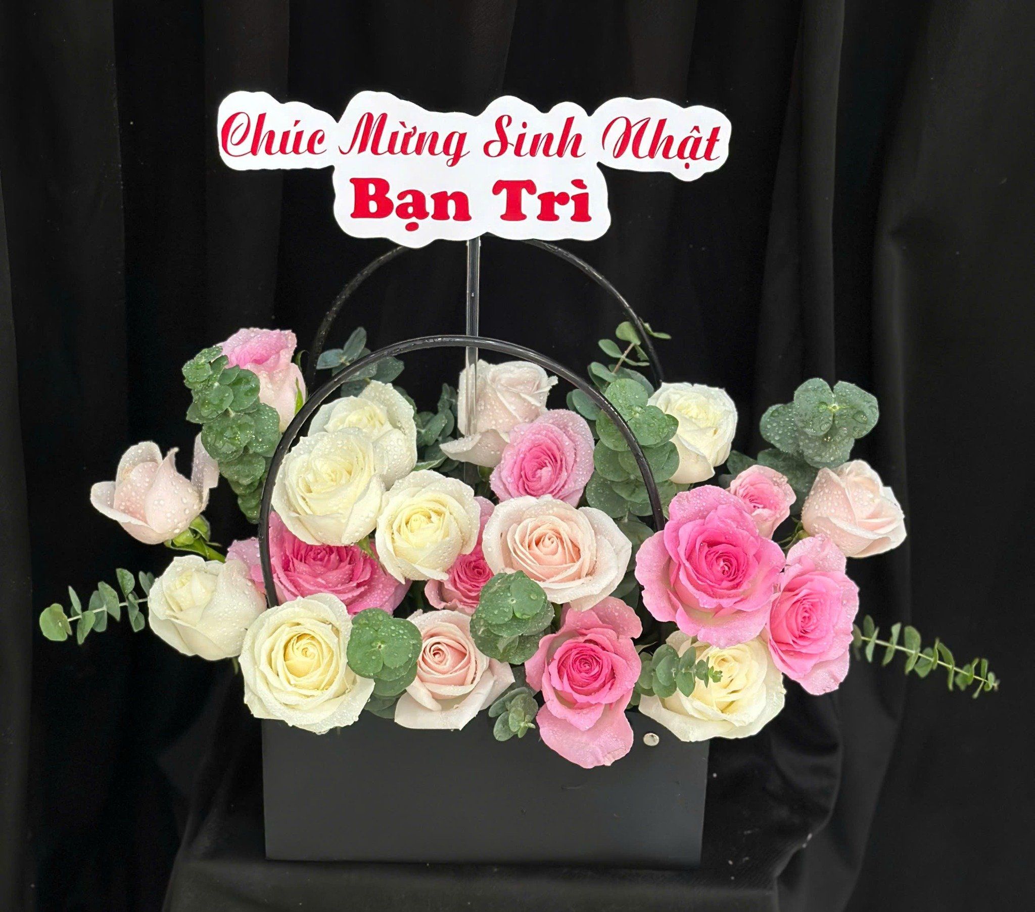  Hoa Giỏ Lời Thương Mến - Hoa 20/10- HG64 