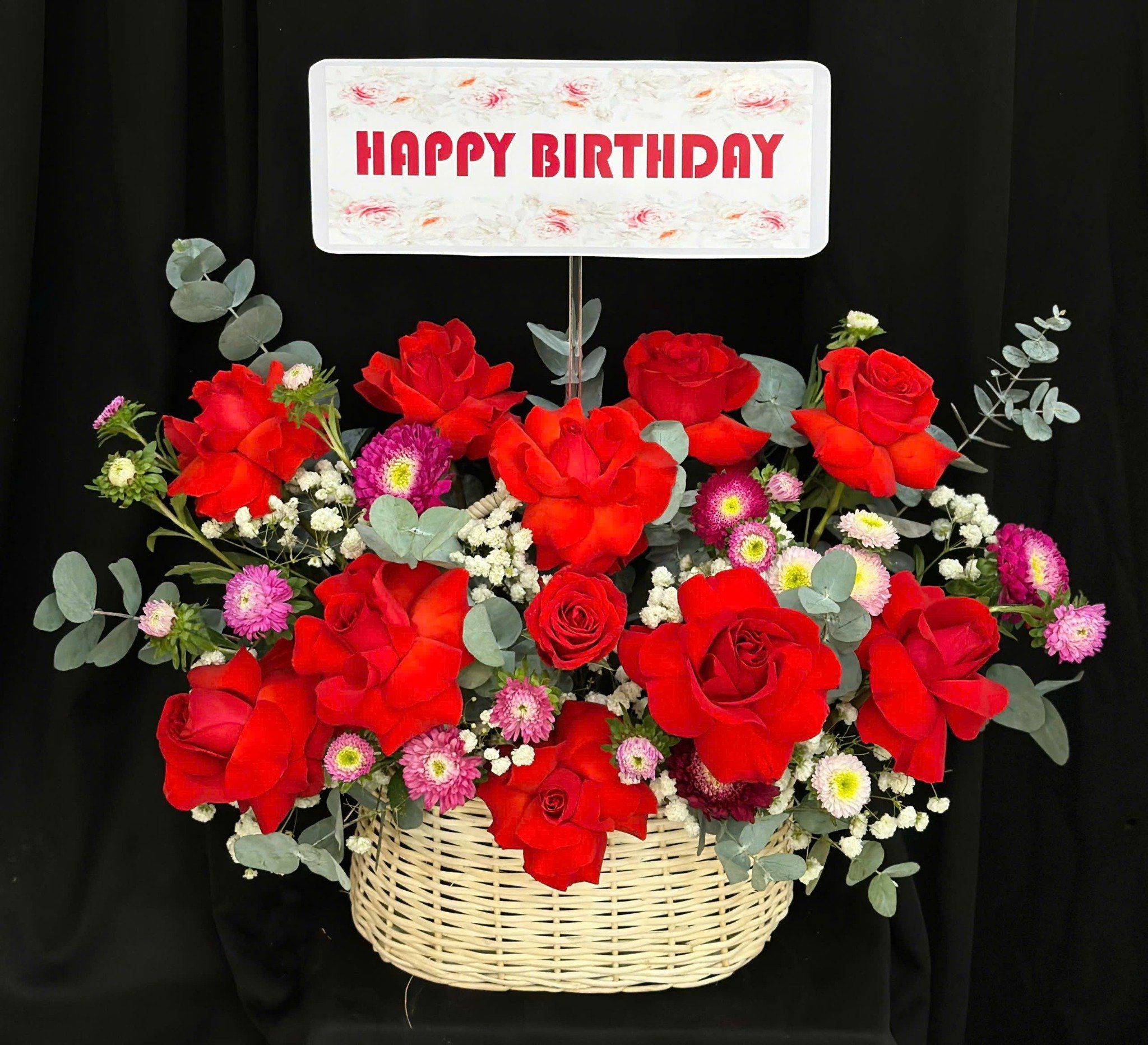  Hoa Giỏ Ngọn Lửa Yêu Thương - Hoa 20/10 - HG71 