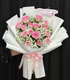  Bó Hoa Sắc Hồng Dịu Dàng - Hoa 20/10 - HBD306 