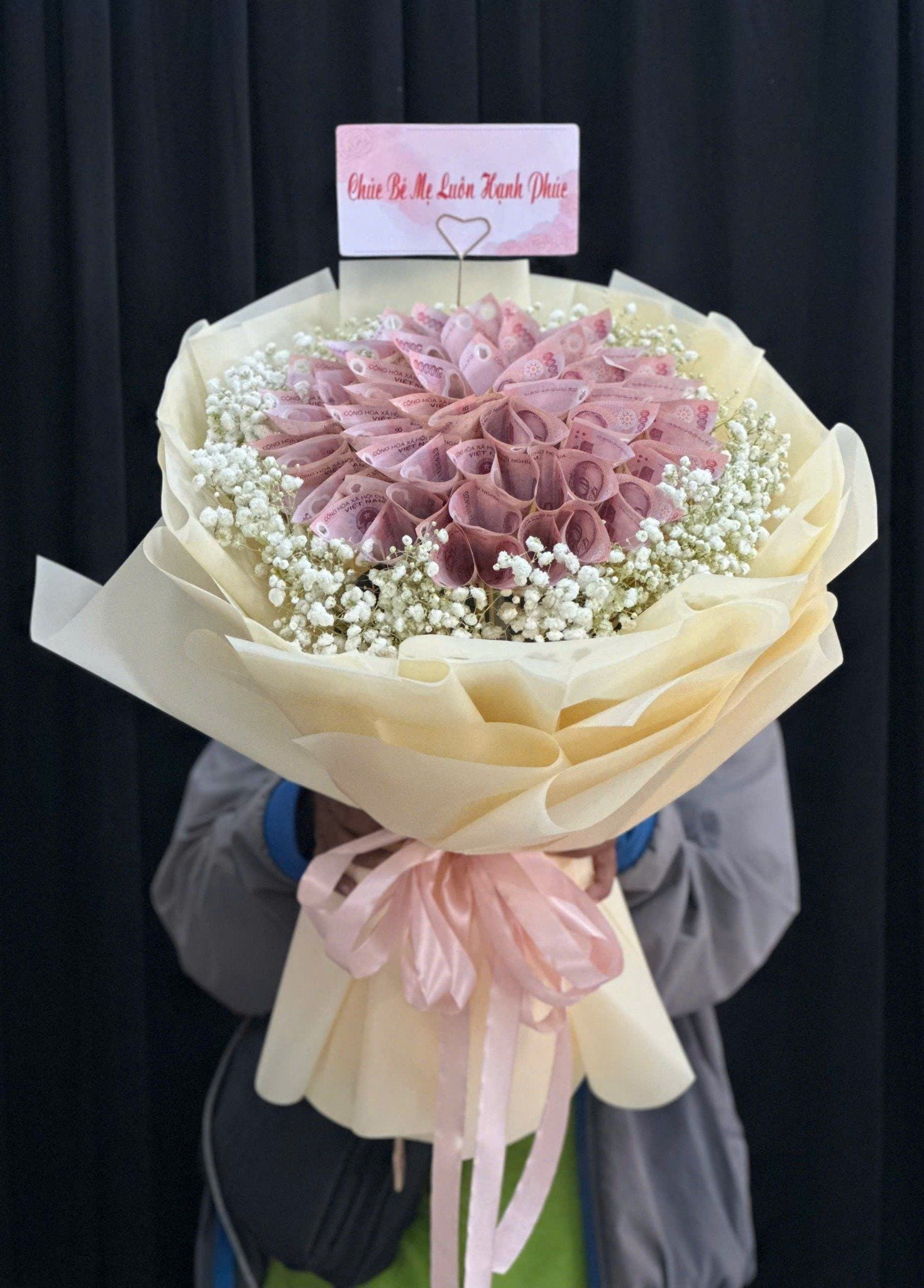  Bó Hoa Nụ Hôn Màu Tím - Hoa 20/10 - HBT87 