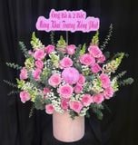  Hộp Hoa Hồng Ánh Khai Hoa - HH65 