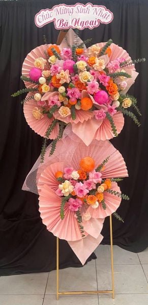 Mẫu Hoa Sự Kiện, Hoa để bàn: Lãng Hoa Hồng Phúc - HCM70