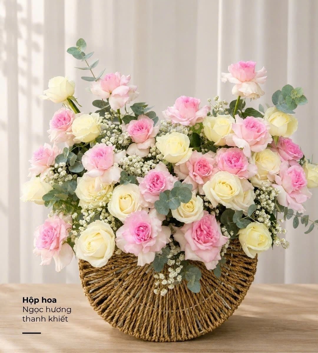  Giỏ Hoa Ngọc Hương Thanh Khiết - HG99 