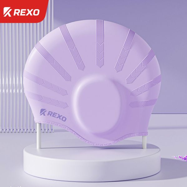 Mũ bơi trùm tai chống nước cho tóc dài chính hãng REXO MB5426 – hapica