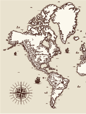 TRANH DÁN TƯỜNG IN THEO YÊU CẦU - WORLD MAP