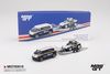 XE MÔ HÌNH Porsche 911 Dakar #718 / Volkswagen ID. Buzz Porsche Centrum Gelderland Roughroads Set,1/64 MINIGT