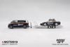 XE MÔ HÌNH Porsche 911 Dakar #718 / Volkswagen ID. Buzz Porsche Centrum Gelderland Roughroads Set,1/64 MINIGT