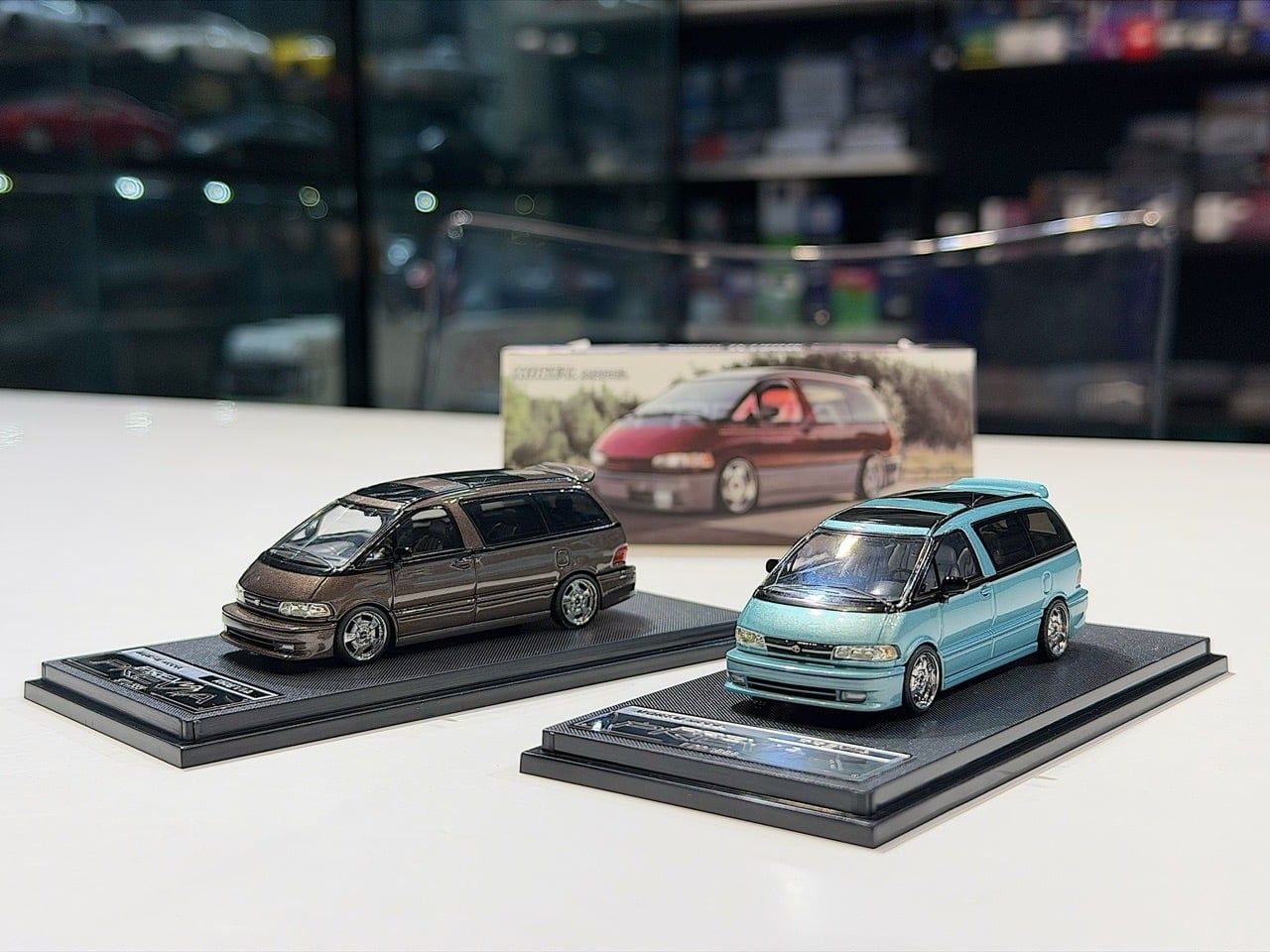 XE MÔ HÌNH TOYOTA PREVIA,TỶ LỆ 1/64 MORTAL