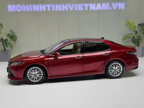  XE MÔ HÌNH TOYOTA CAMRY RED METALLIC,TỶ LỆ 1/18 DEALER 