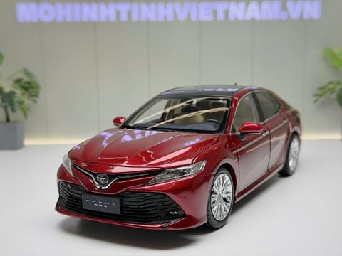  XE MÔ HÌNH TOYOTA CAMRY RED METALLIC,TỶ LỆ 1/18 DEALER 