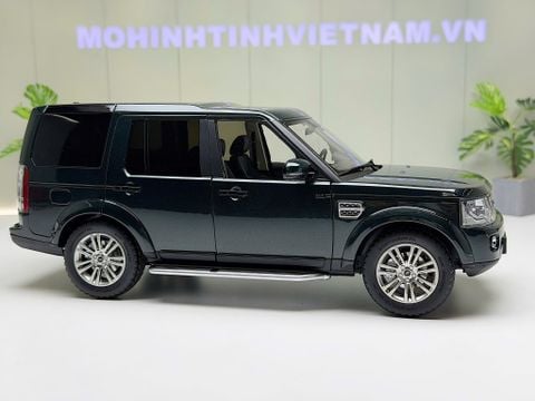  XE MÔ HÌNH LAND ROVER DISCOVERY 4 GREEN,TỶ LỆ 1/18 WHELART 