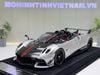 XE MÔ HÌNH PAGANI HUAYRA BC ROADSTER SILVER/CARBON,TỶ LỆ 1/18 HENSON HEAVEN