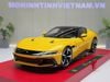 XE MÔ HÌNH FERRARI 12 CILINDRI YELLOW,TỶ LỆ 1/18 BBURAGO