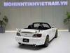 XE MÔ HÌNH HONDA S2000 AP2 MUGEN PLATINUM WHITE PEARL,TỶ LỆ 1/18 MOTORHELIX