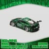 XE MÔ HÌNH NISSAN GTR R35 LBW GREEN,TỶ LỆ 1/64 DEMON KING