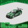 XE MÔ HÌNH NISSAN GTR R35 LBW GREEN,TỶ LỆ 1/64 DEMON KING