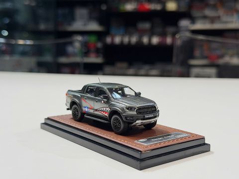  XE MÔ HÌNH FORD RAPTOR GREY,TỶ LỆ 1/64 MK MINIATURES 