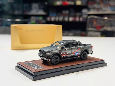  XE MÔ HÌNH FORD RAPTOR GREY,TỶ LỆ 1/64 MK MINIATURES 