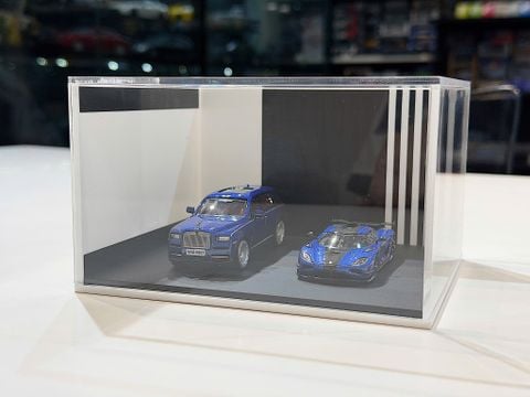  XE MÔ HÌNH ROLLS ROYCE CULLINAN - KOENIGSEGG AGERA,TỶ LỆ 1/64 