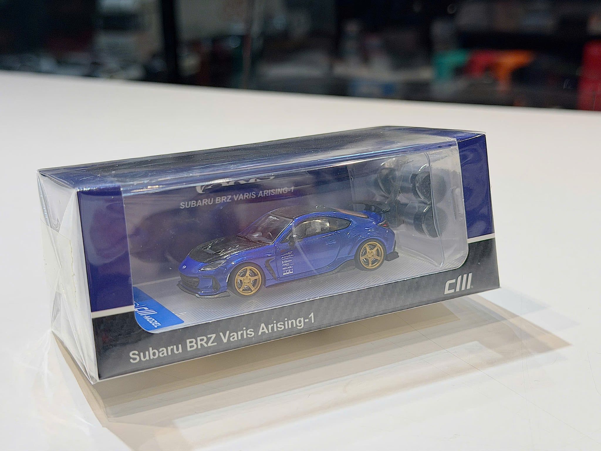 XE MÔ HÌNH SUBARU BRZ VARIS ARISING-1 BLE,TỶ LỆ 1/64 CM