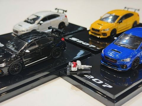  XE MÔ HÌNH SUBARU S207 NBR CHALLENGER PACKAGE,TỶ LỆ 1/64 HOBBY JAPAN 64 