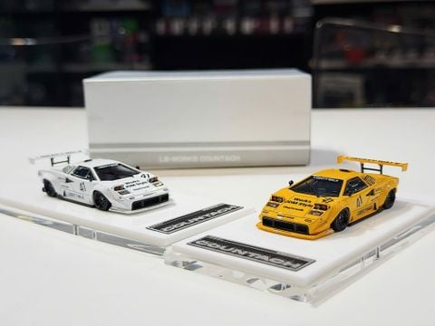  XE MÔ HÌNH LAMBORGHINI COUNTACH LBW,TỶ LỆ 1/64 VISION64 