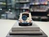 XE MÔ HÌNH MERCEDES BENZ G800 BRABUS WHITE BLUE CARBON FIBER,TỶ LỆ 1/64 HERMES COLLECTION