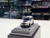 XE MÔ HÌNH MERCEDES BENZ G800 BRABUS WHITE BLUE CARBON FIBER,TỶ LỆ 1/64 HERMES COLLECTION