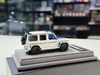 XE MÔ HÌNH MERCEDES BENZ G800 BRABUS WHITE BLUE CARBON FIBER,TỶ LỆ 1/64 HERMES COLLECTION
