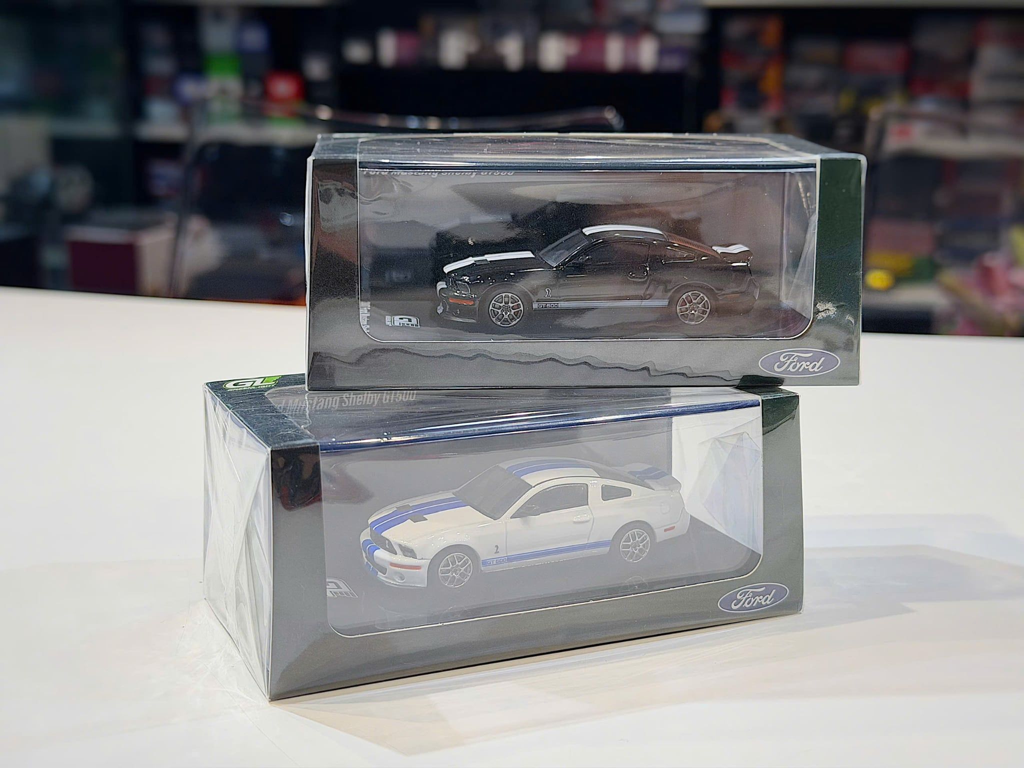 XE MÔ HÌNH FORD MUSTANG SHELBY GT500 2007,TỶ LỆ 1/64 GREENLIGHT