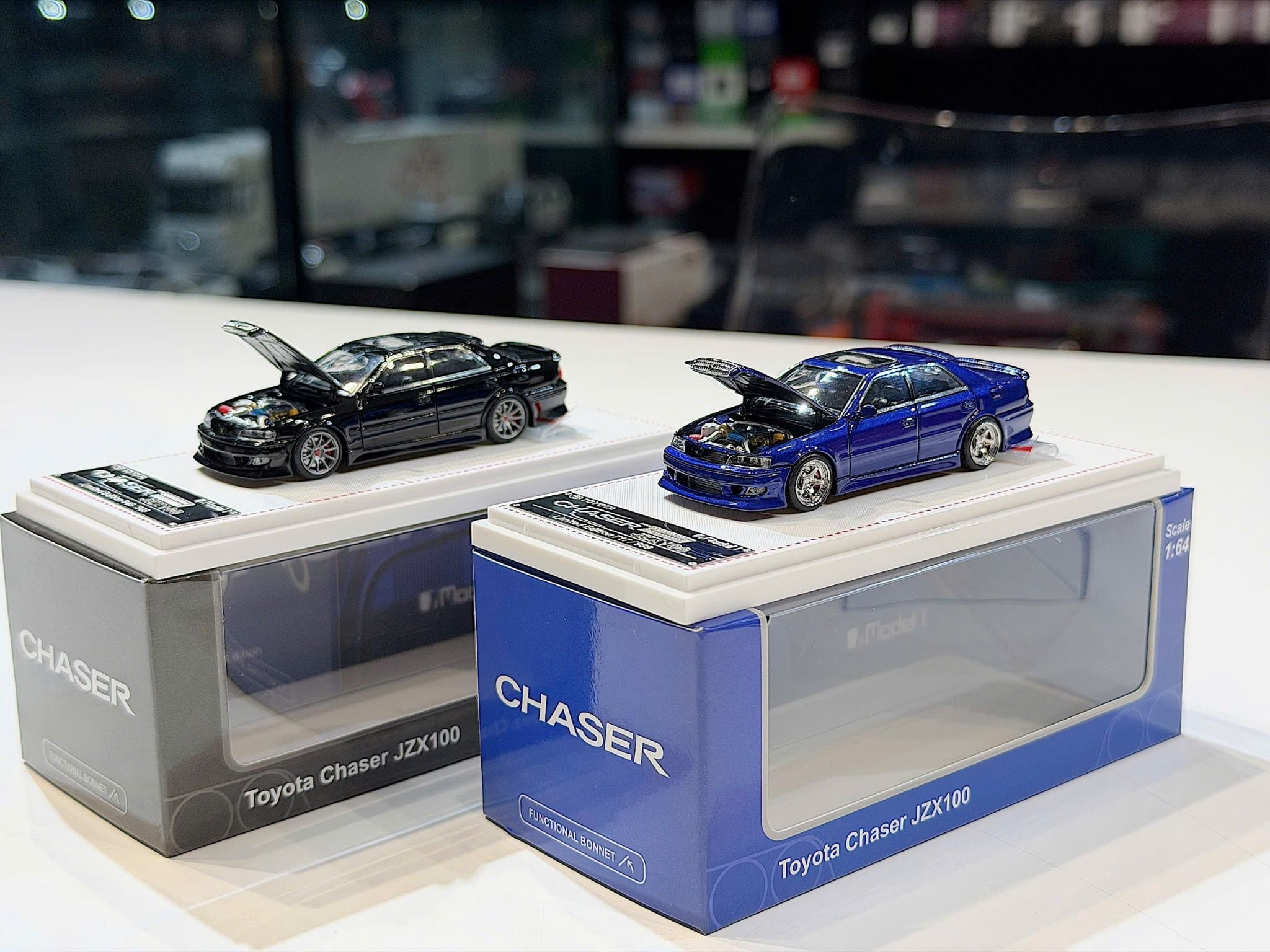 XE MÔ HÌNH TOYOTA CHASER JZX100,TỶ LỆ 1/64 1MODEL