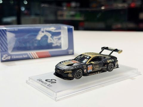  XE MÔ HÌNH FORD MUSTANG GT3 24H LE MANS,TỶ LỆ 1/64 ELOWEN ART 