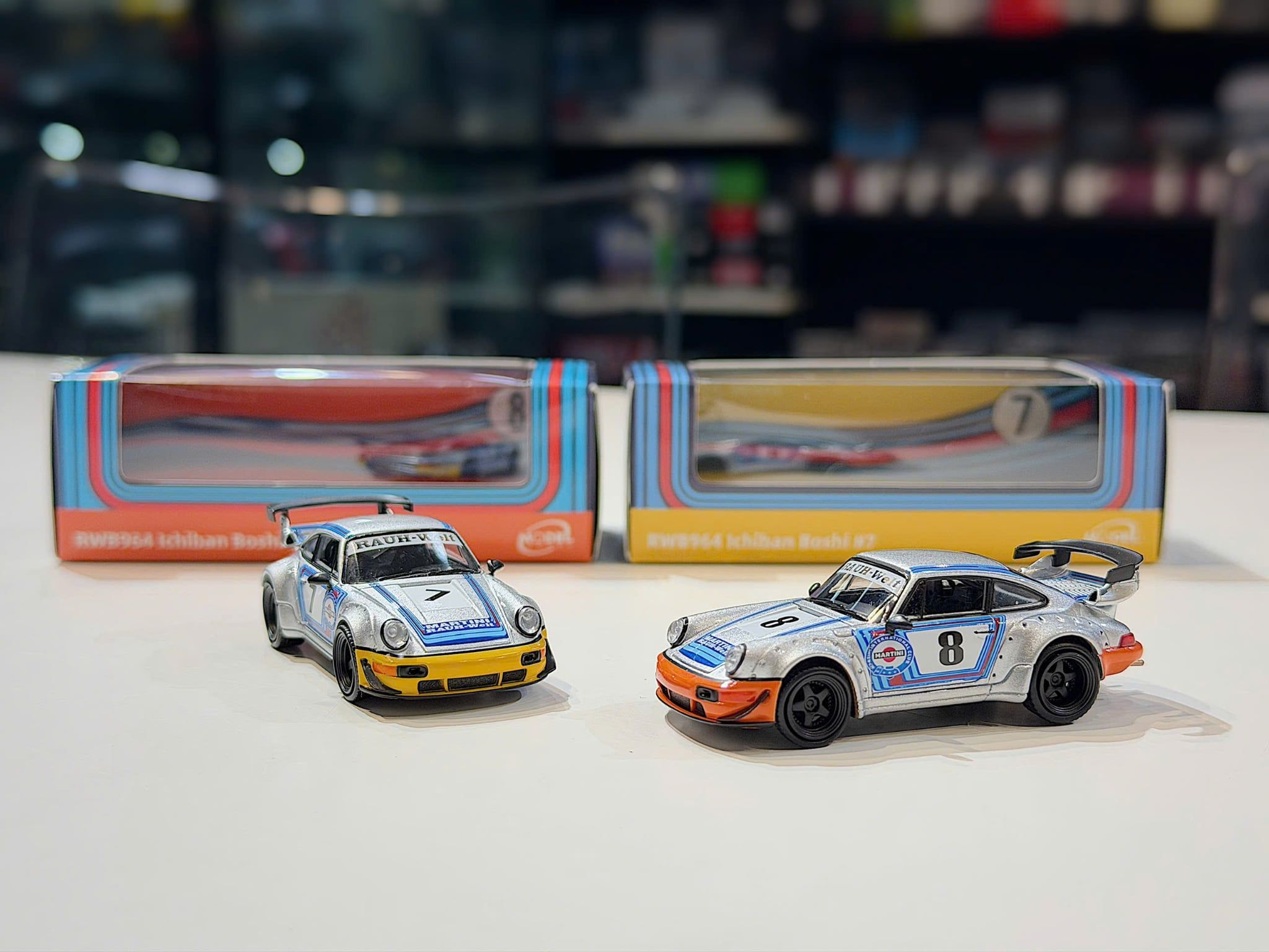 XE MÔ HÌNH PORSCHE 964 RWB,TỶ LỆ 1/64 MODEL MODEL