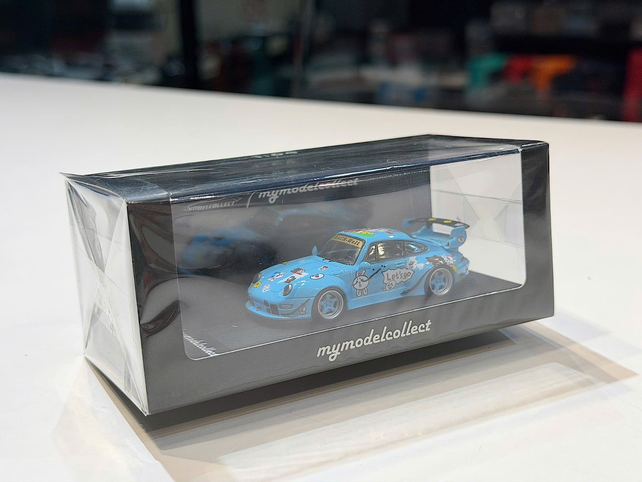 XE MÔ HÌNH PORSCHE 993 RWB FRIEND CARTOON,TỶ LỆ 1/64 MY