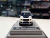 XE MÔ HÌNH MERCEDES BENZ G800 BRABUS WHITE BLUE CARBON FIBER,TỶ LỆ 1/64 HERMES COLLECTION