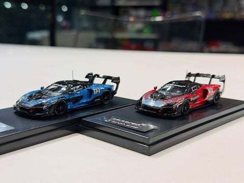  XE MÔ HÌNH MC LAREN SENNA GTR,TỶ LỆ 1/64 LCD 