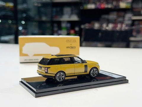  XE MÔ HÌNH RANGE ROVER AUTOBIOGRAPHY YELLOW,TỶ LỆ 1/64 GCD 