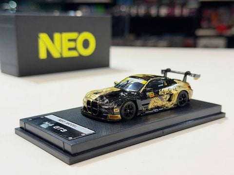  XE MÔ HÌNH BMW M4 GT3 DRAGON,TỶ LỆ 1/64 NEO 
