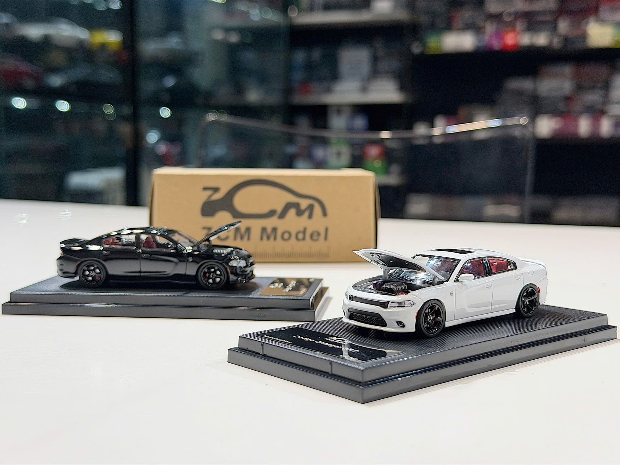 XE MÔ HÌNH DODGE CHARGER SRT HELLCAT 2023,TỶ LỆ 1/64 7CM