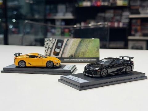  XE MÔ HÌNH LEXUS LFA NURBURGRING,TỶ LỆ 1/64 DIECAST TEAM 
