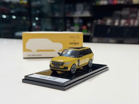  XE MÔ HÌNH RANGE ROVER AUTOBIOGRAPHY YELLOW,TỶ LỆ 1/64 GCD 