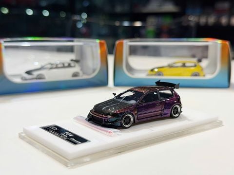  XE MÔ HÌNH HONDA CIVIC TYPE R EG4 CHAMELEON,TỶ LỆ 1/64 