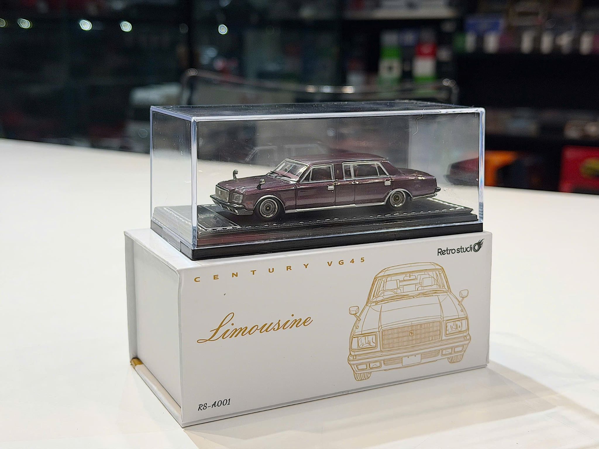 XE MÔ HÌNH CENTURY VG45 LIMOUSINE,TỶ LỆ 1/64 RETRO STUDIO